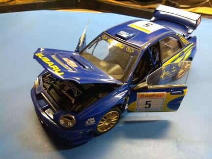 Bburago Subaru Impreza rally 1/24