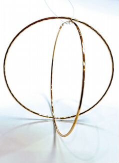 Золотые серьги-кольца. Бронницкий юз