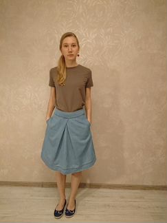 Юбка джинсовая