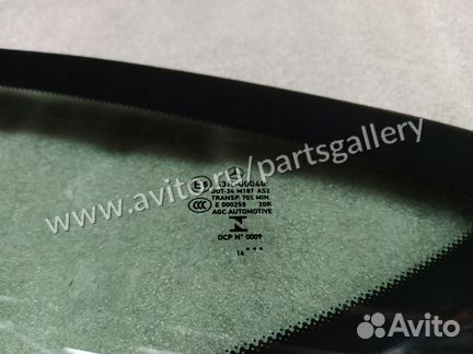 Стекло боковое заднее левое Mercedes-Benz AMG GT R