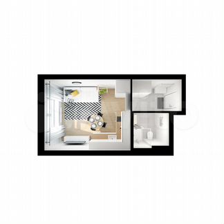 Квартира-студия, 20 м², 24/31 эт.