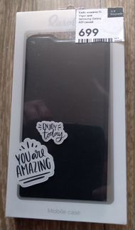 Чехол Samsung galaxy A01 синий