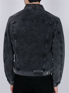 Zakaryan Мужская джинсовая куртка mark/grey/250