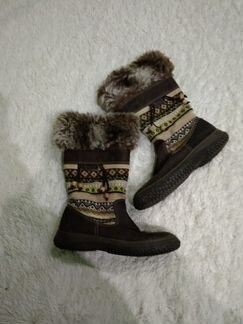 Сапоги кожа