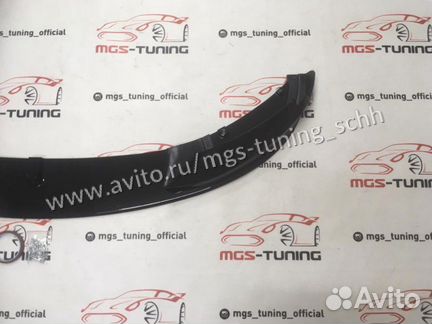 Губа M-Performance черный глянец Bmw 4 Series F32