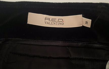 Бархатные брюки Red Valentino