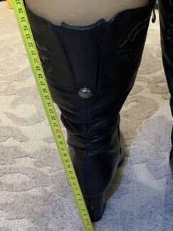 Сапоги кожаные демисезон