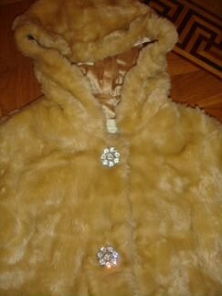 Шубка (шуба) из искусственного меха стильная 8-10