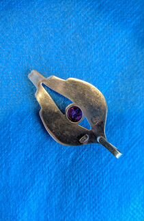 Кулон, подвеска (серебро, аметист). СССР