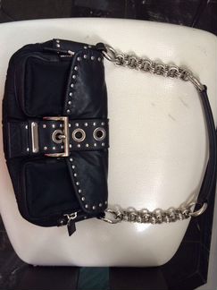 Оригинал сумка prada ткань и кожа