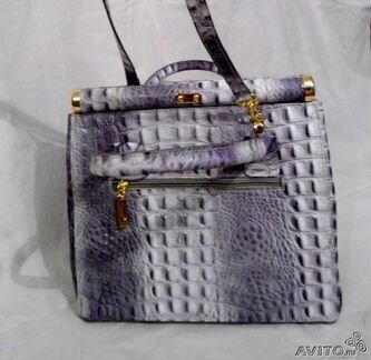 Сумка женская крокодил италиярelle DI giada новая