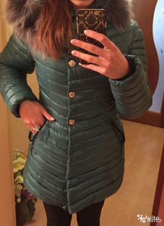 Очень теплый зимний пуховик (XS-S)