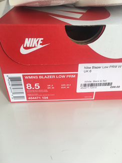 Nike Blazer. Новые. Размер UK6