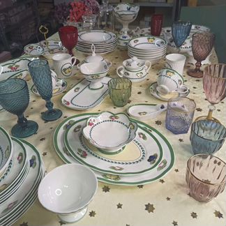 Конфетница фрукты в стиле villeroy boch